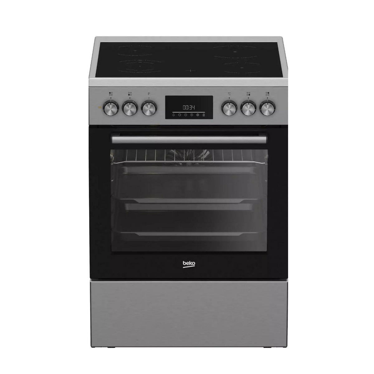 Beko Cuisinière vitrocéramique 66l 4 feux inox - FBE67310GX