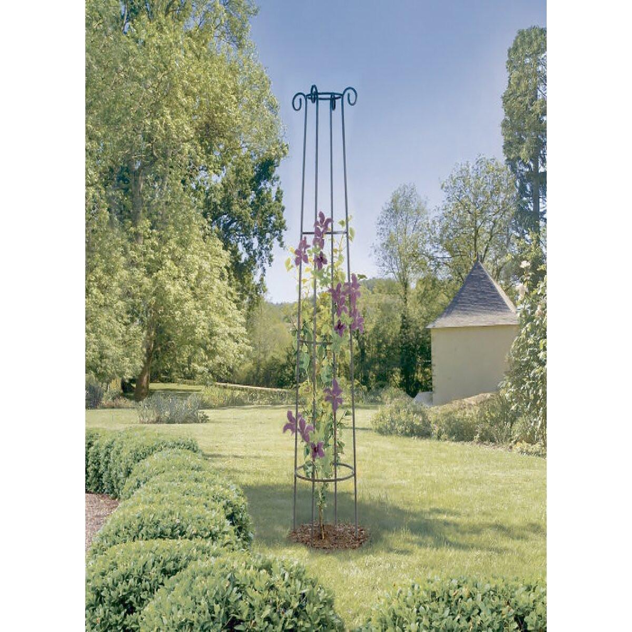 Habitat et Jardin Support  décoratif -   Obelisk   - Ø 0.41 x 2.00 m - Rouille antique