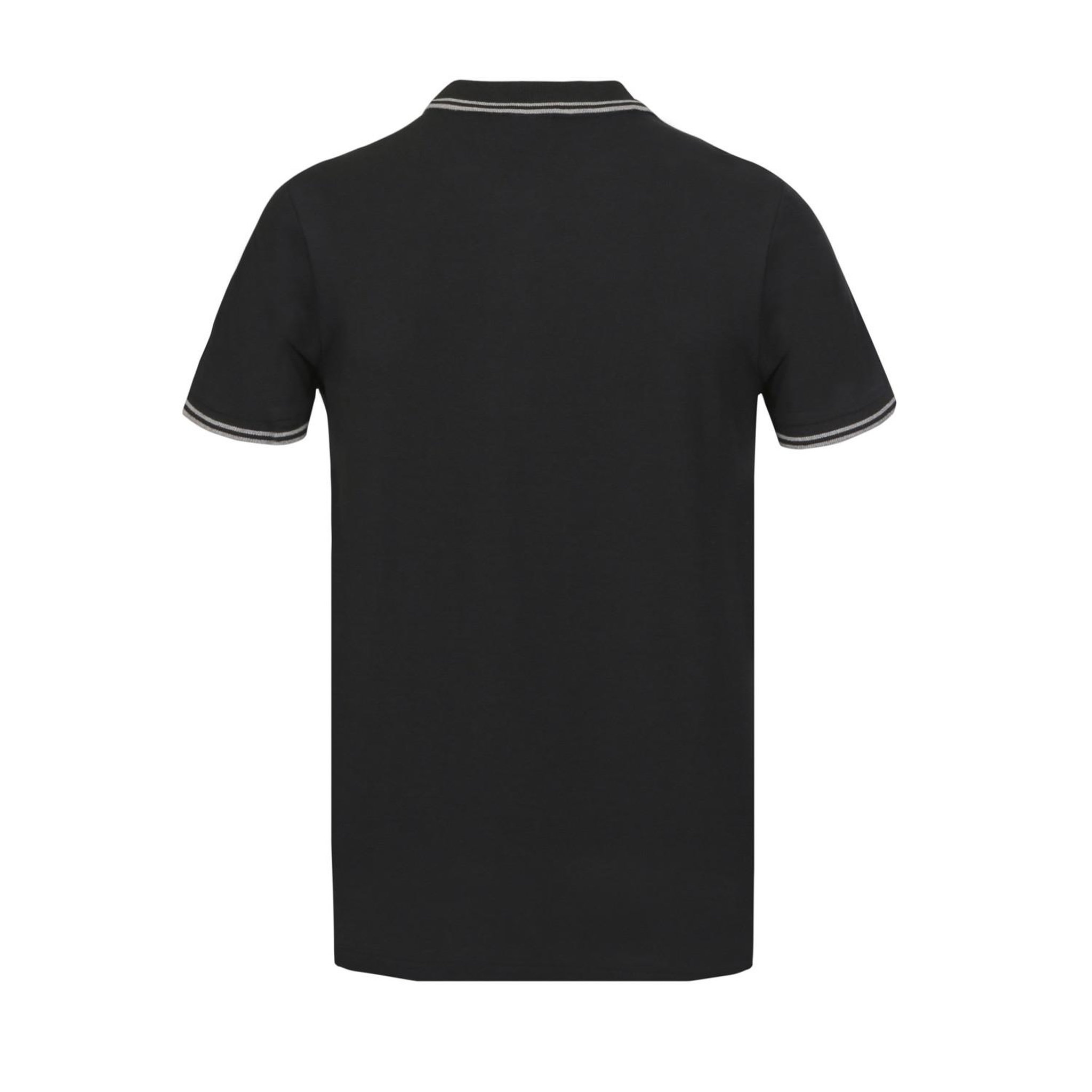Voir la diapositive 3 : UMBRO Polo homme bicolore en coton pique avec logo brodé 802210