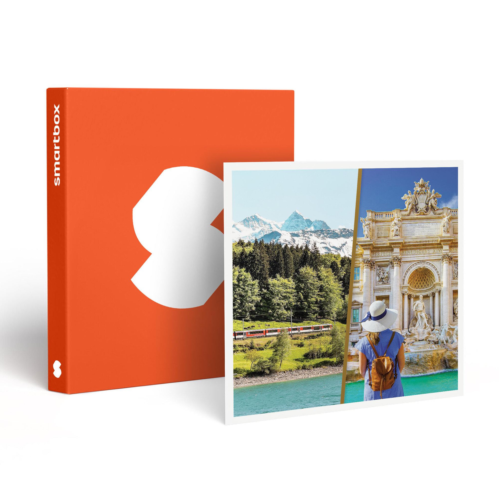 Smartbox Voyage en Europe : Pass Interrail Global Continu 22 jours avec nuit en hôtel - Coffret Cadeau Multi-thèmes