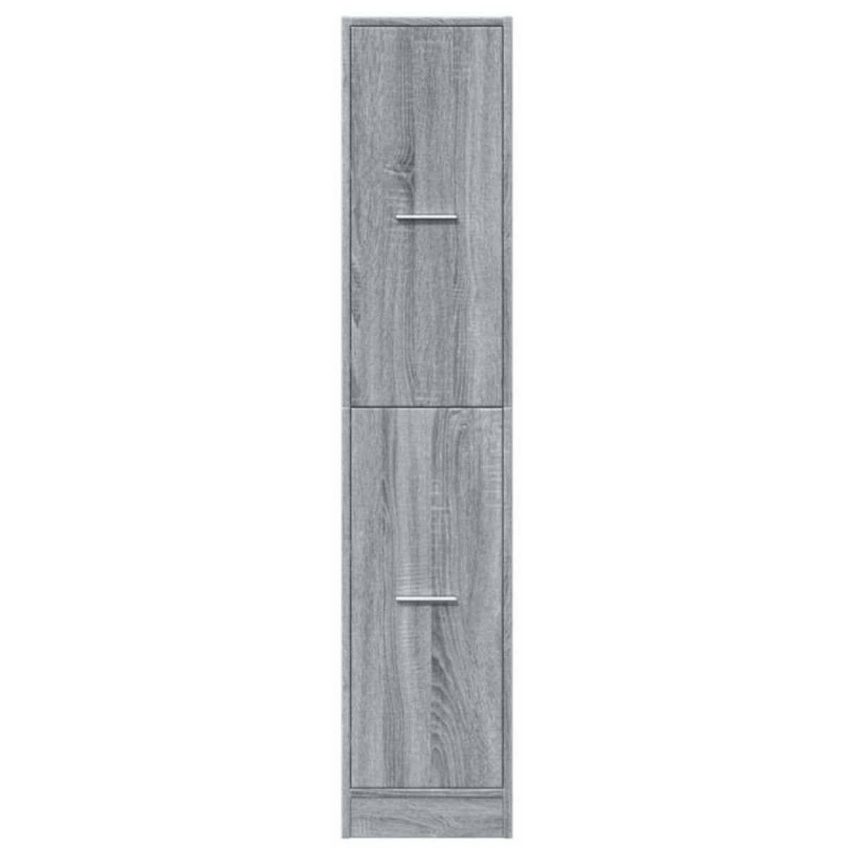 VIDAXL Armoire apothicaire sonoma gris 30x41x144,5cm bois d ingénierie