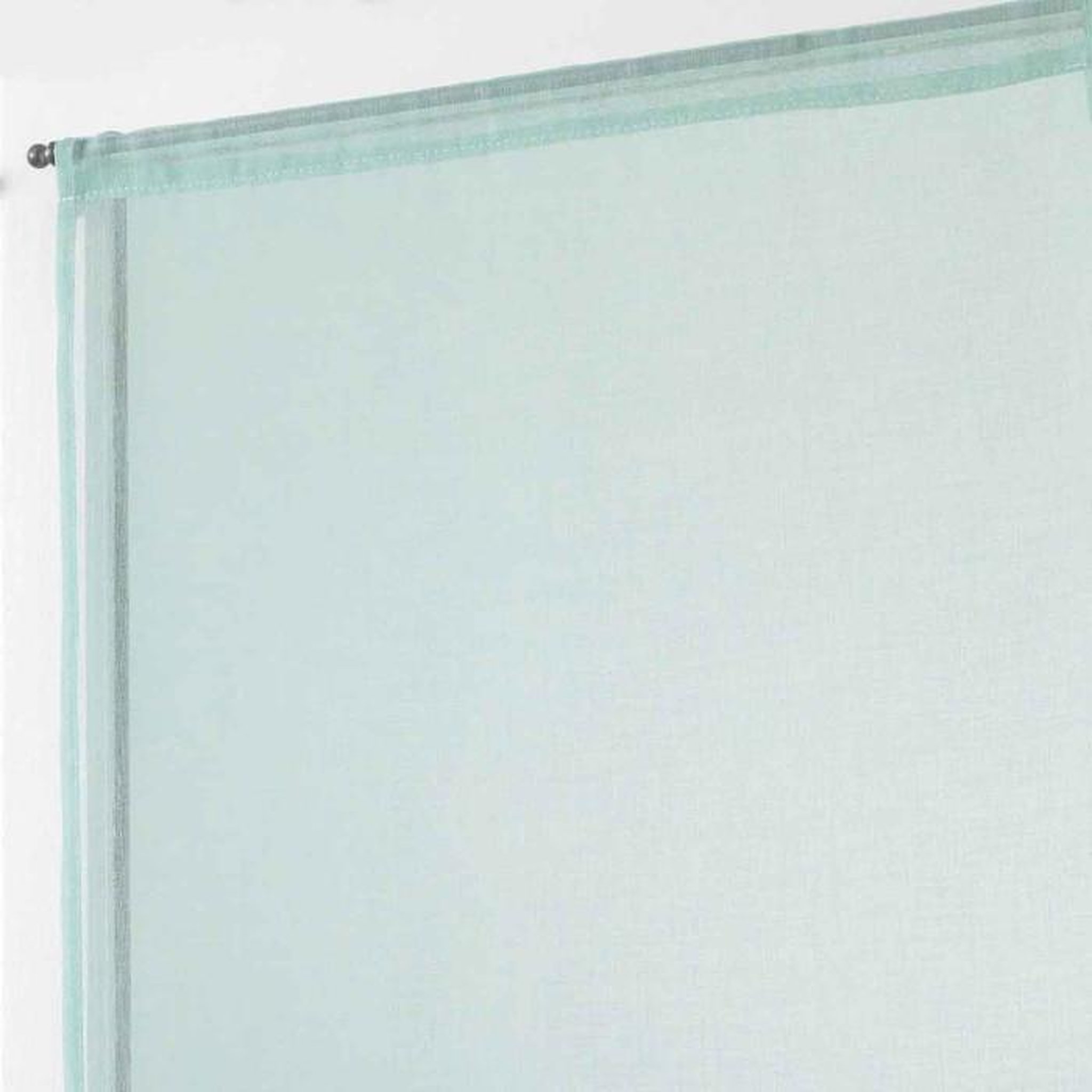 Voir la diapositive 2 : Paris Prix Paire de Voilages  Sandra  60x120cm Menthe