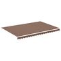 Voir la diapositive 2 : VIDAXL Tissu de remplacement pour auvent Marron 4,5x3 m