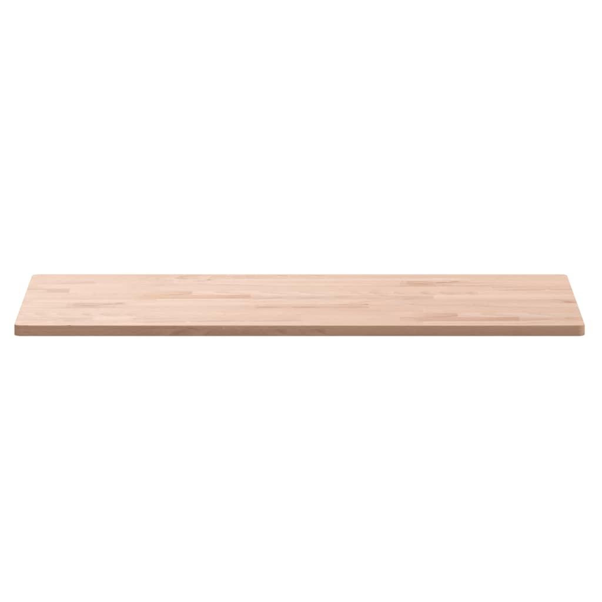 Voir la diapositive 4 : VIDAXL Dessus de table 80x40x1,5 cm rectangulaire bois massif de hetre