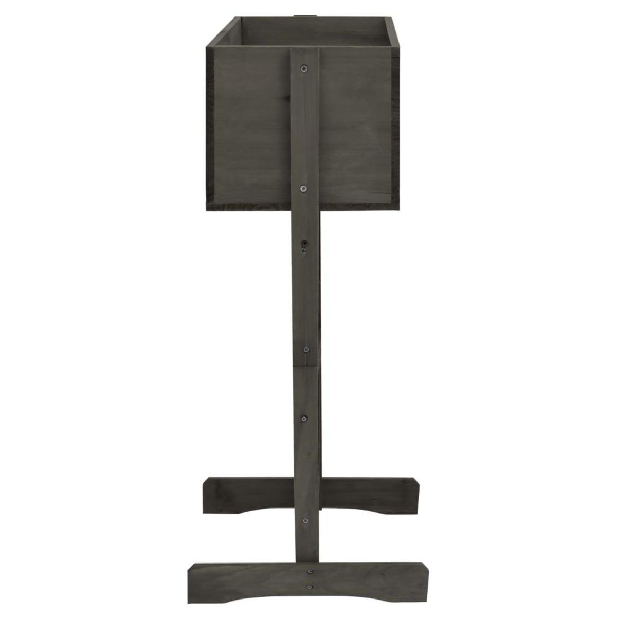 VIDAXL Jardiniere a treillis de jardin Gris 45x30x74 cm Bois de sapin