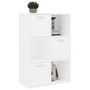 Voir la diapositive 4 : VIDAXL Armoire de rangement Blanc 60x29,5x90 cm Bois d'ingenierie