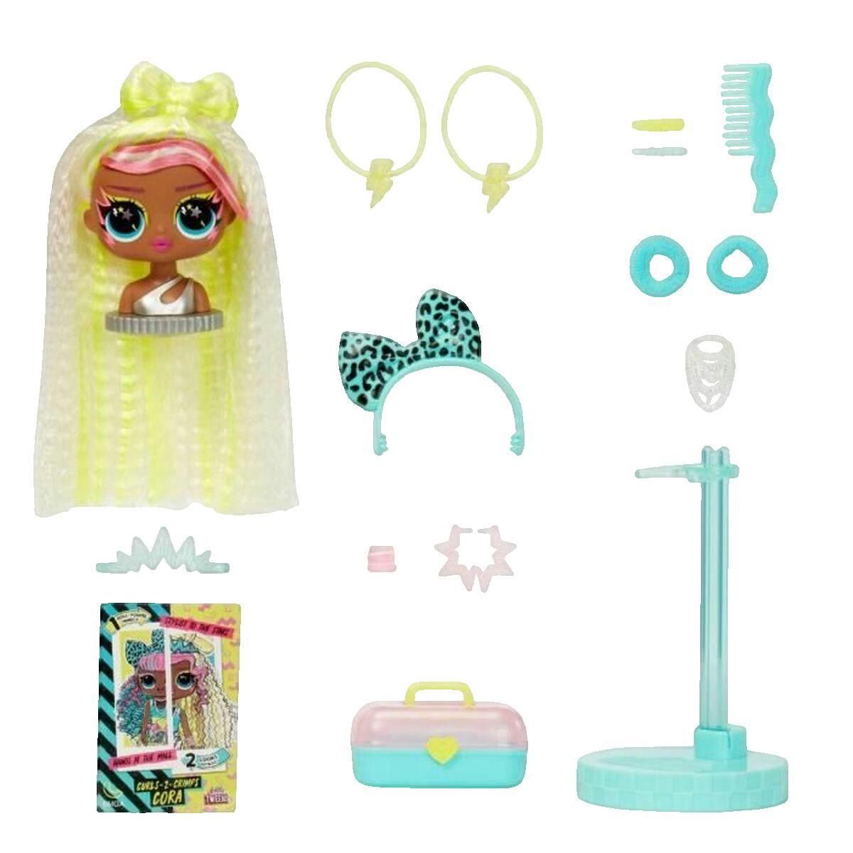 L.O.L. SURPRISE! Poupon à fonction LOL Surprise Cora rose et turquoise
