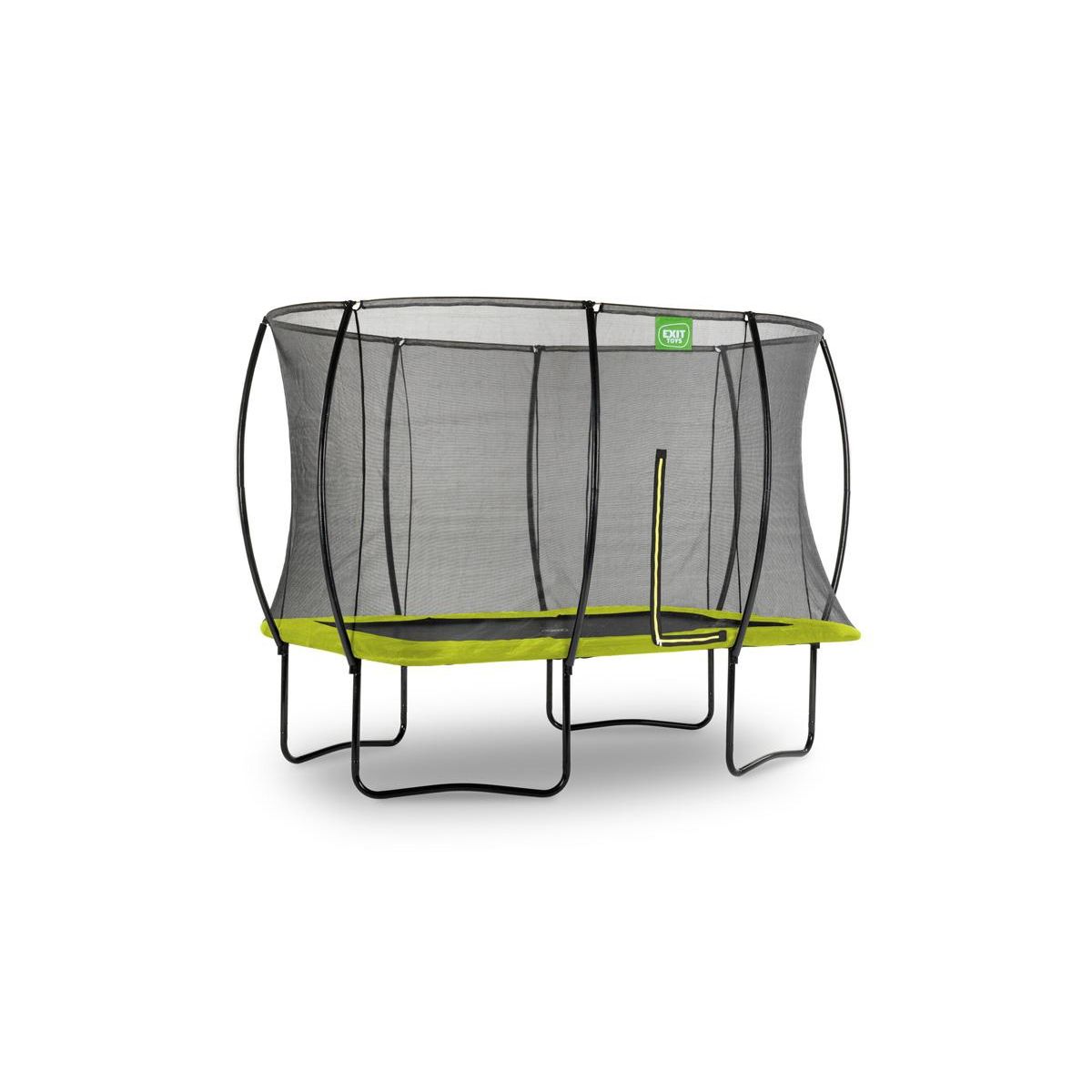 EXIT TOYS Trampoline Silhouette rectangulaire 244 x 366 cm Vert - Exit Toys