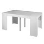 Voir la diapositive 4 : Table console extensible SOBRIO Blanc