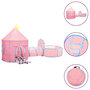 Voir la diapositive 1 : VIDAXL Tente de jeu pour enfants avec 250 balles Rose 301x120x128 cm
