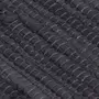 VIDAXL Tapis Chindi Coton tisse a la main 160x230 cm Anthracite