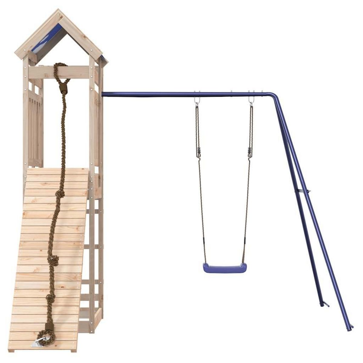 VIDAXL Aire de jeux d'exterieur bois de pin massif