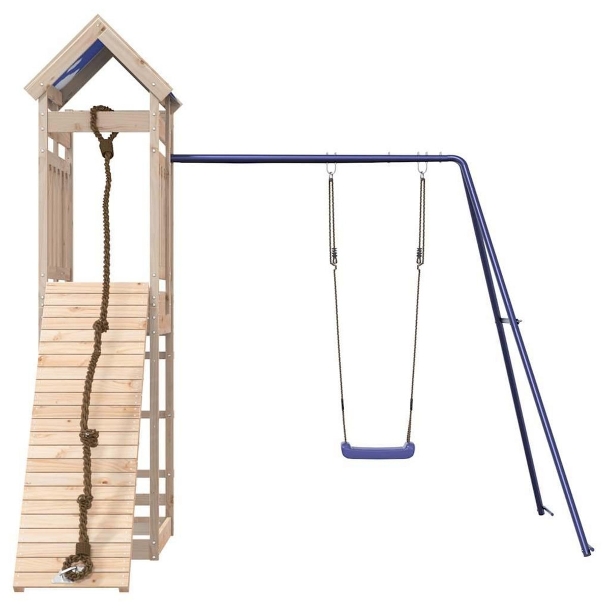 VIDAXL Aire de jeux d'exterieur bois de pin massif