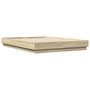 Voir la diapositive 3 : VIDAXL Cadre de lit sans matelas chene sonoma 150x200 cm