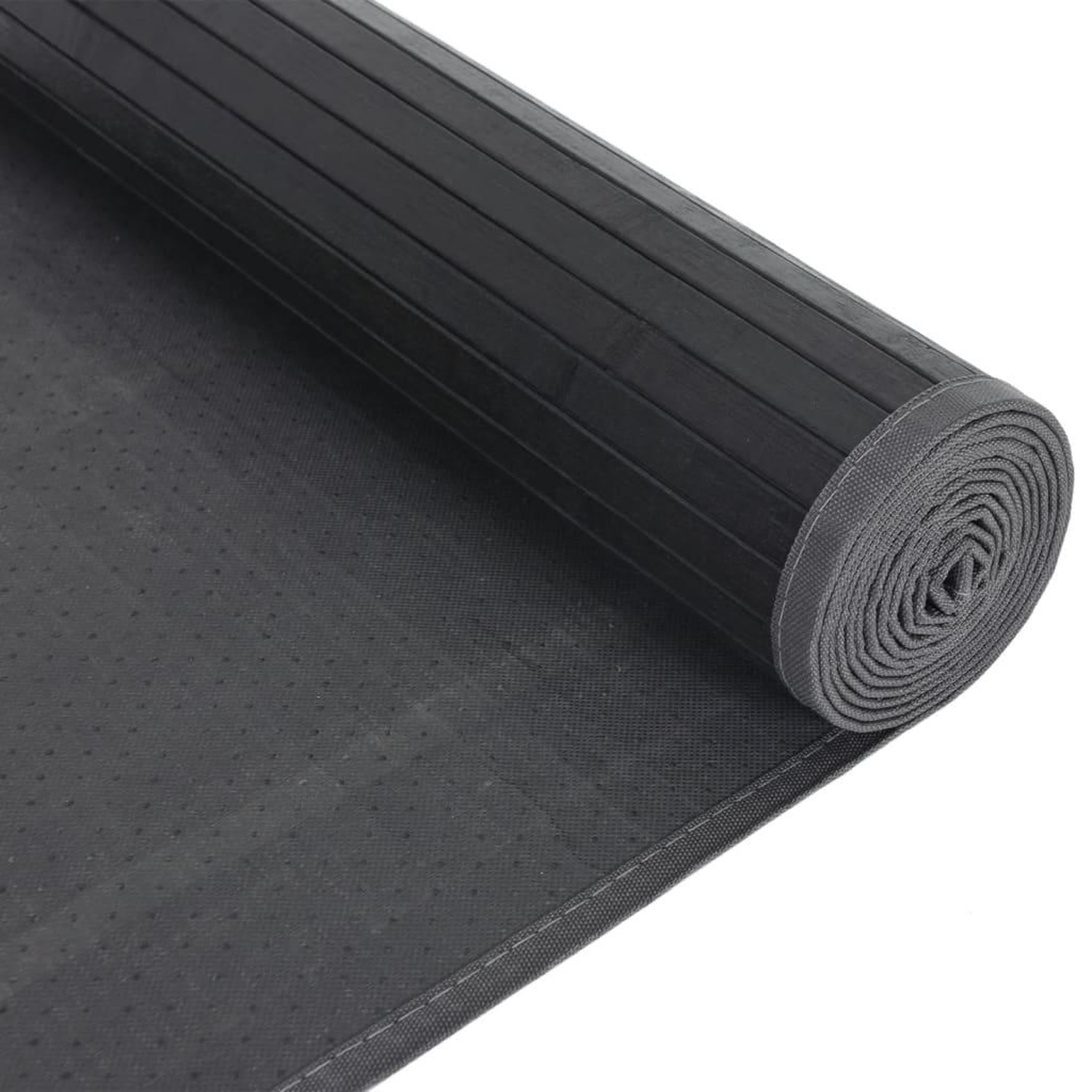 Voir la diapositive 5 : VIDAXL Tapis rectangulaire noir 80x300 cm bambou