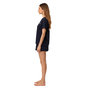 Voir la diapositive 3 : FILA Ensemble de pyjama court femme Navy