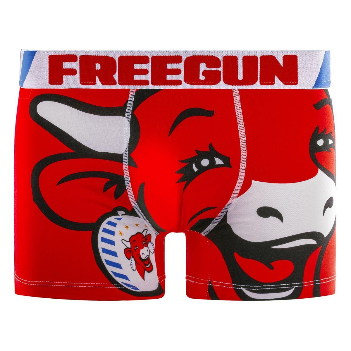FREEGUN Lot de 4 boxers homme en coton la Vache qui Rit