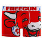 Voir la diapositive 5 : FREEGUN Lot de 4 boxers homme en coton la Vache qui Rit