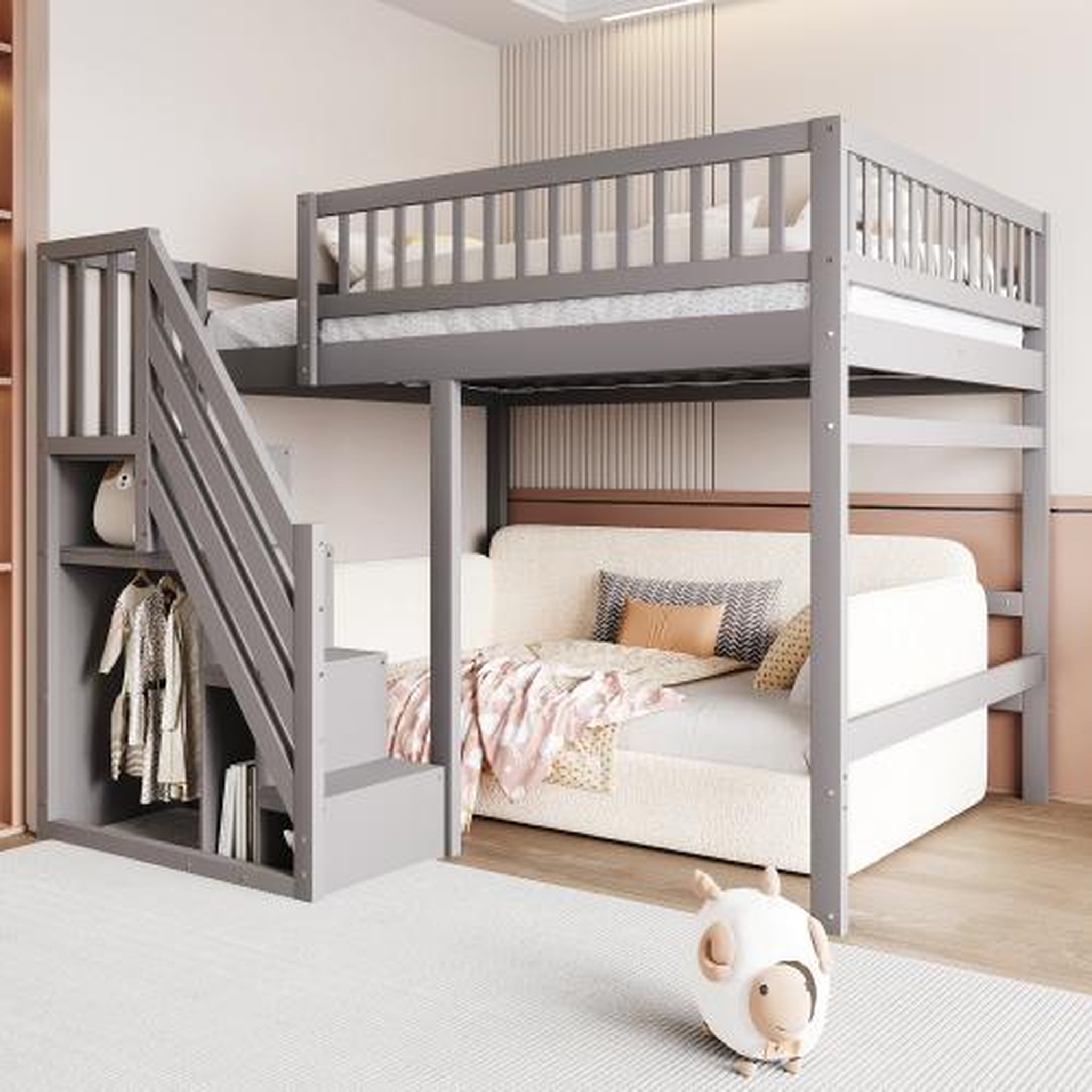 Voir la diapositive 2 : MERAX Lit mezzanine enfant