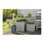 Voir la diapositive 5 : LECHUZA Pot Canto Color 40, gris pierre 7 L 40 cm