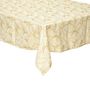 Voir la diapositive 1 : ATMOSPHERA Nappe rectangulaire antitache Ginkgo - 140 x 240 cm - Jaune