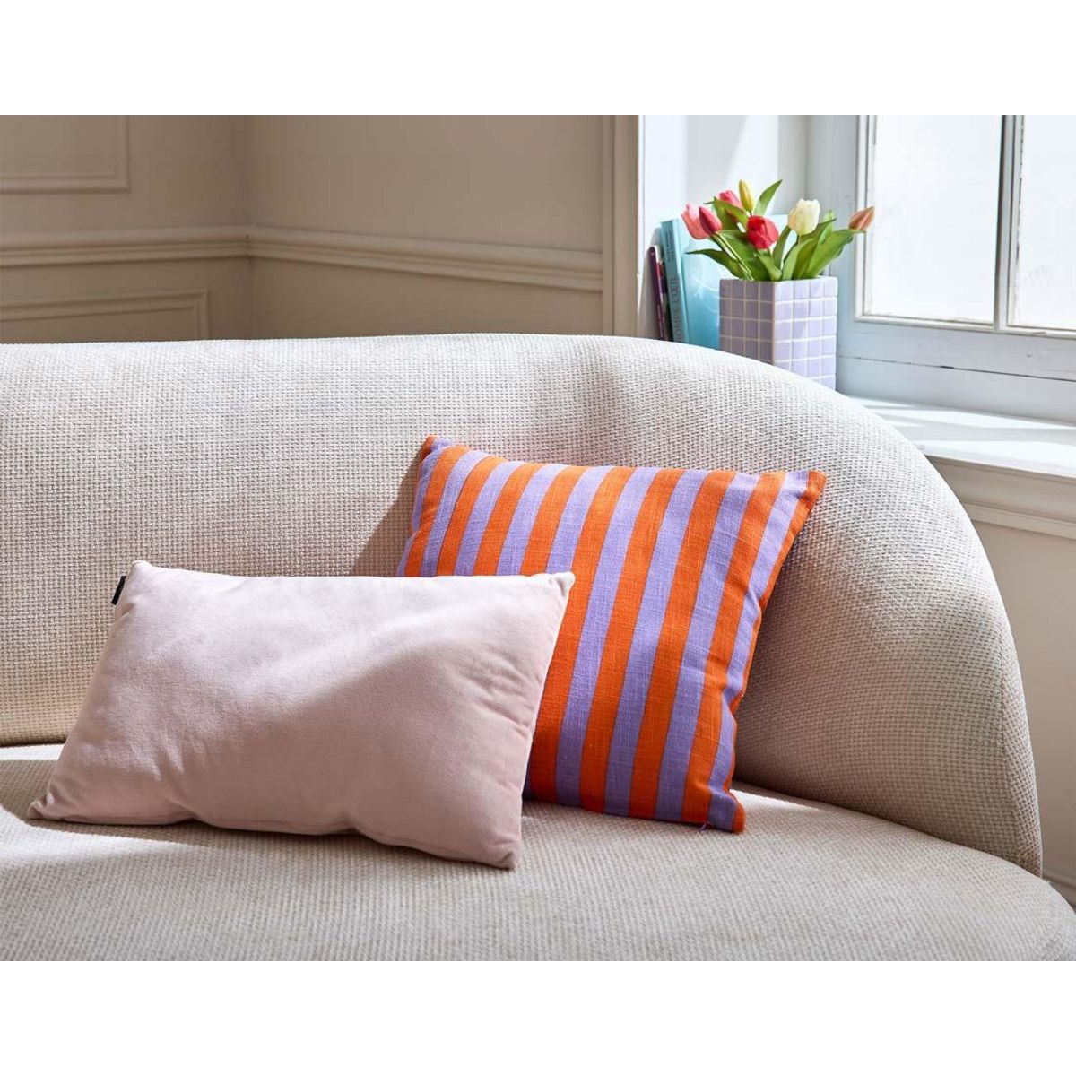 LISA DESIGN Polaris - canapé 3 places - en velours texturé