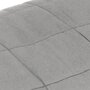 VIDAXL Couverture lestee Gris 120x180 cm 5 kg Tissu