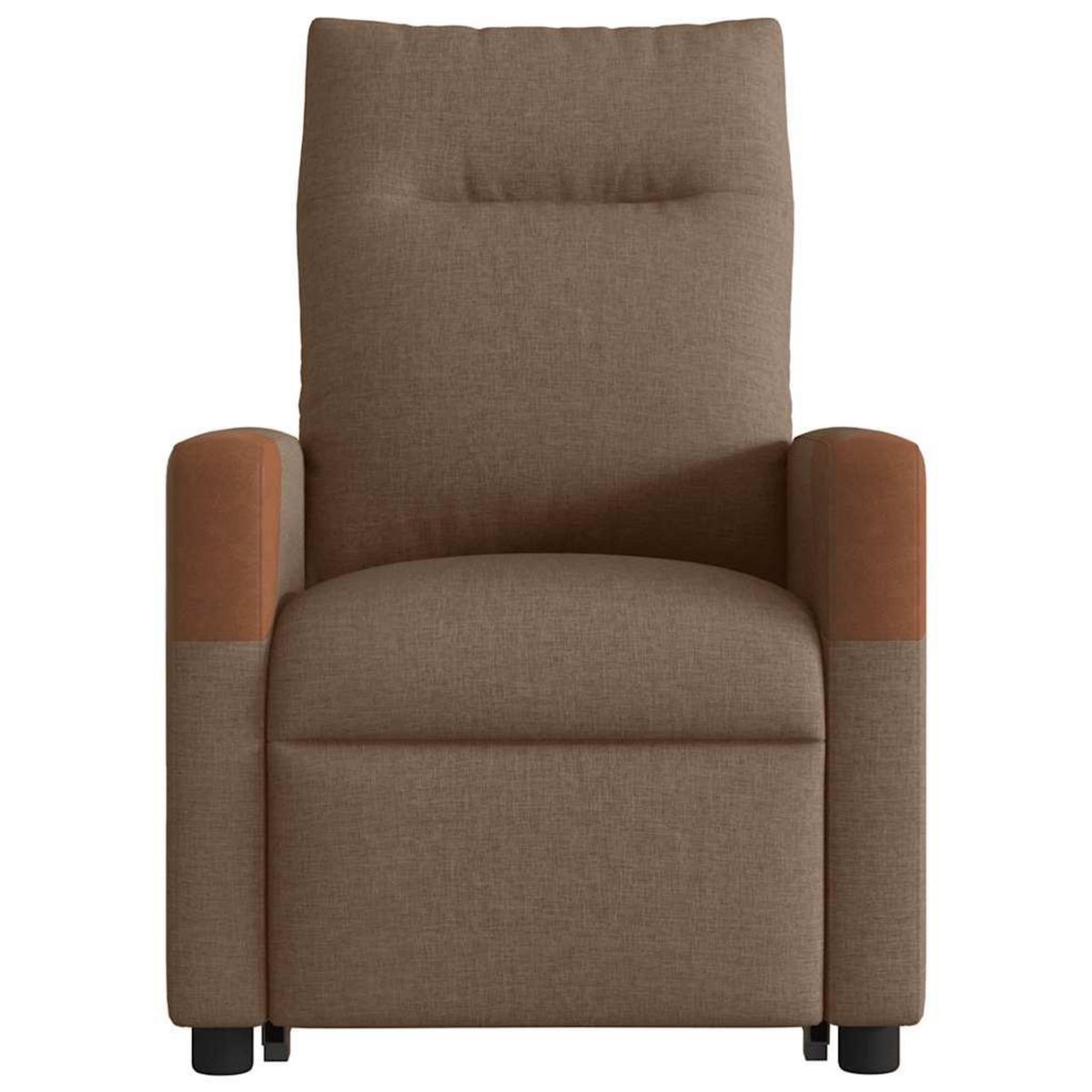 VIDAXL Fauteuil inclinable Marron Tissu