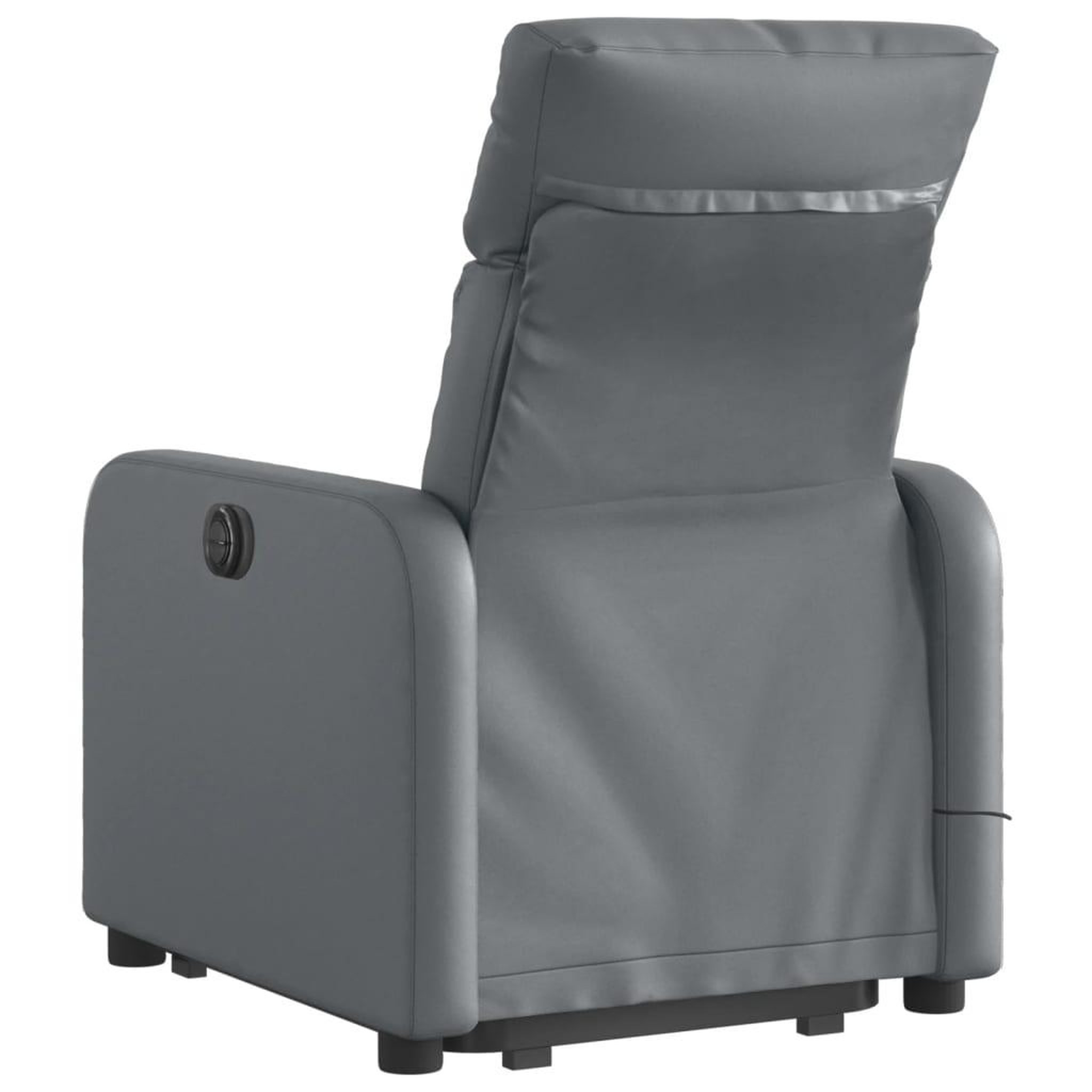 Voir la diapositive 4 : VIDAXL Fauteuil inclinable de massage Gris Similicuir