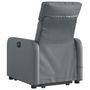 Voir la diapositive 4 : VIDAXL Fauteuil inclinable de massage Gris Similicuir