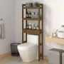 VIDAXL Etagere de toilette Marron miel 63x26x171 cm Bois de pin massif