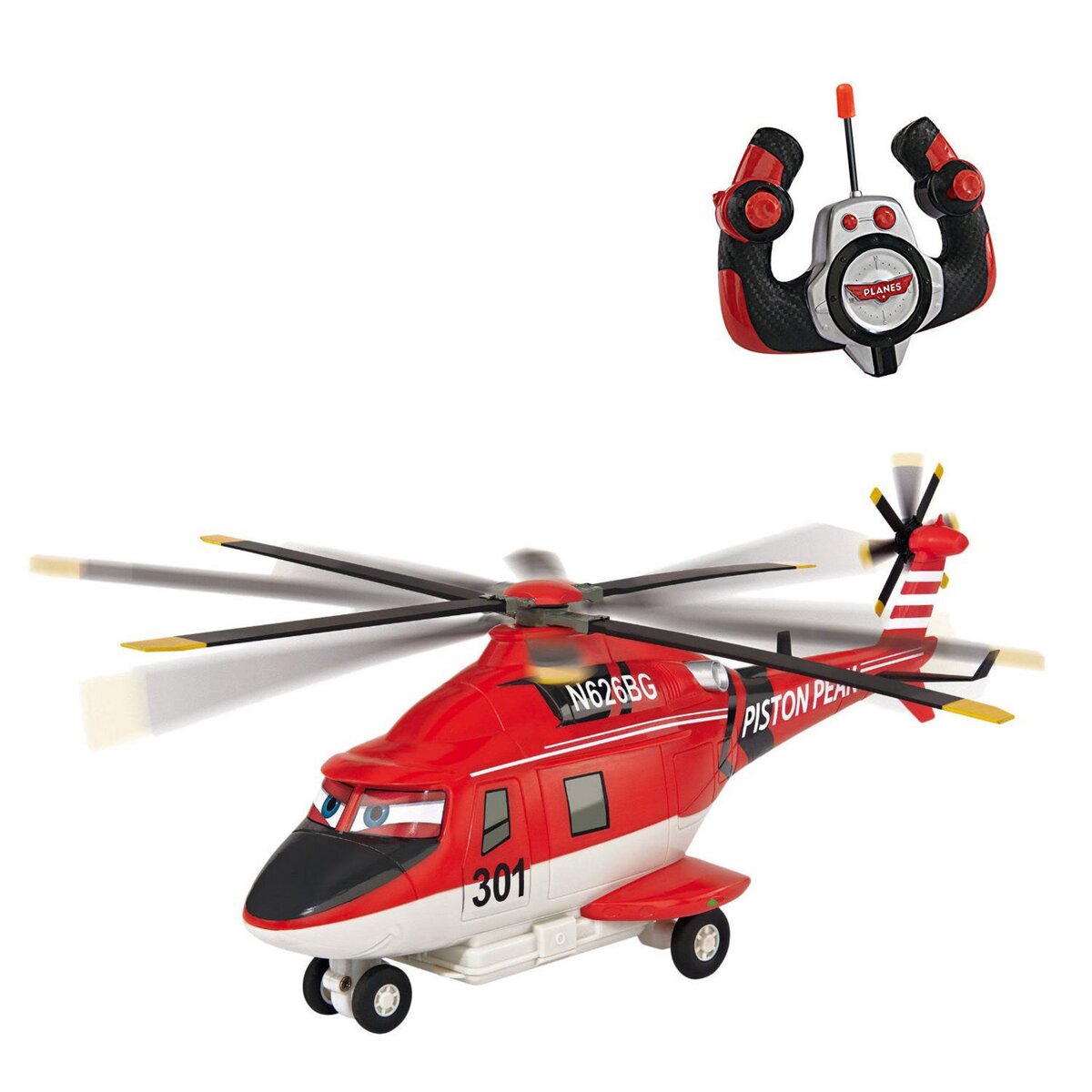 MAJORETTE Hélicoptère radiocommandé Driving Heli Blade - Disney Planes