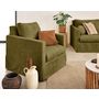 Voir la diapositive 4 : LISA DESIGN Serena - housse en velours texturé pour fauteuil