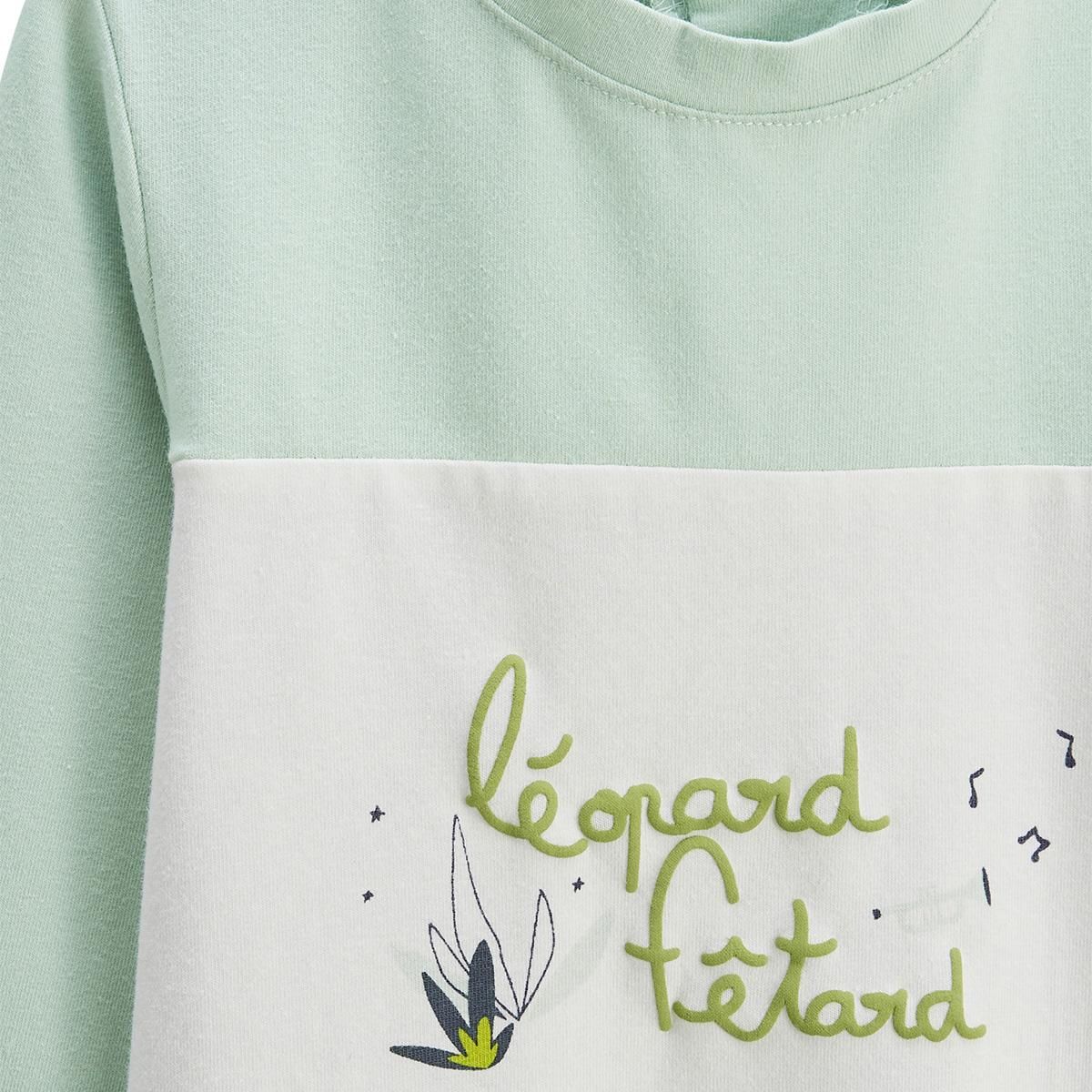 Petit Béguin Lot de 2 t-shirts enfant manches longues Oscar