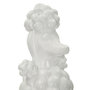 Voir la diapositive 5 : Paris Prix Statue Déco Chien  Caniche Assis  61cm Blanc