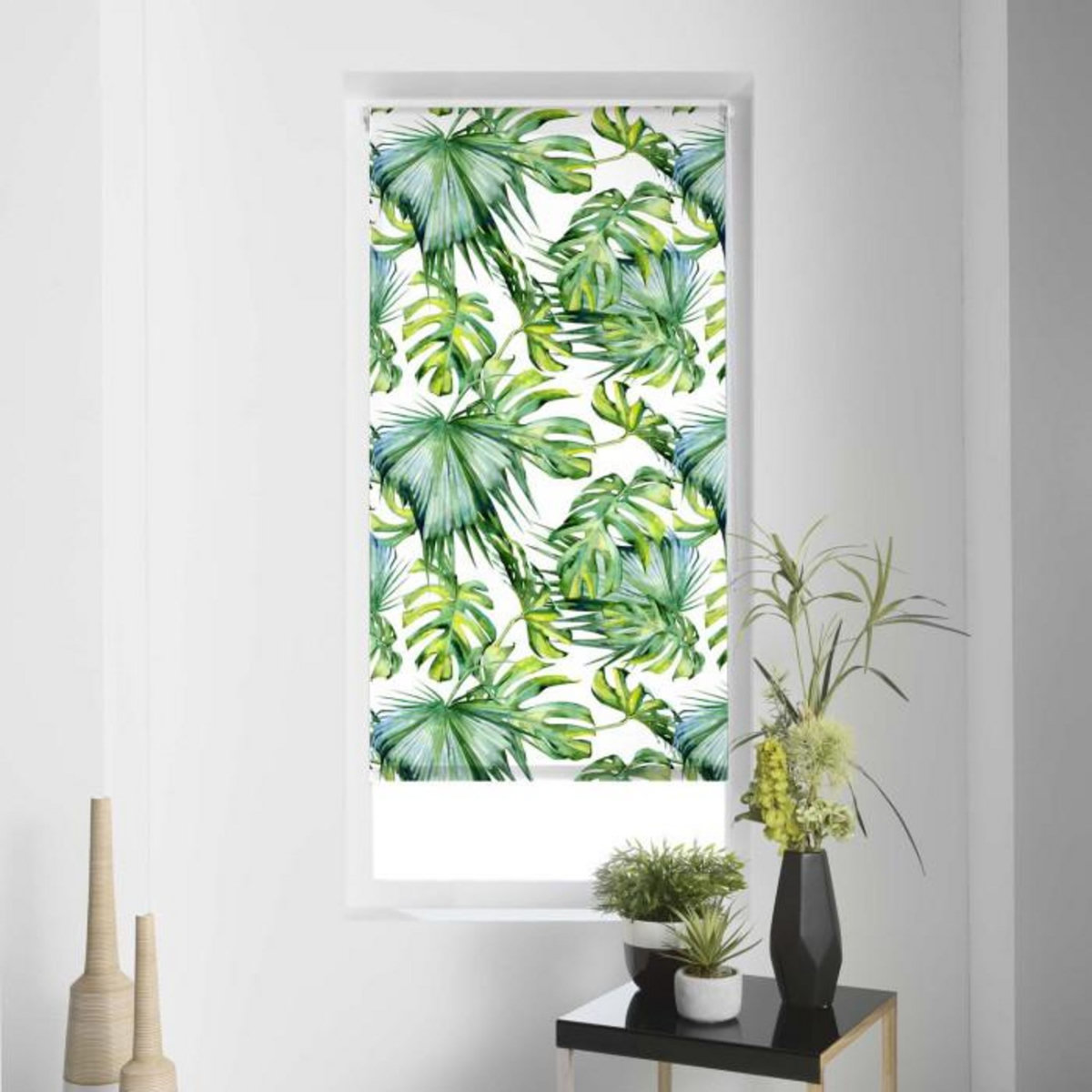 Paris Prix Store Enrouleur Tamisant  Naopi  60x90cm Vert