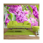 Paris Prix Papier Peint  Lilac Flowers. Coloris disponibles : Multicolore