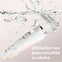 Voir la diapositive 5 : BRAUN Epilateur électrique Silk-Epil 9 Flex 9030