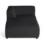 Voir la diapositive 3 : LISA DESIGN Suaro - module d'assise méridienne gauche en tissu texturé