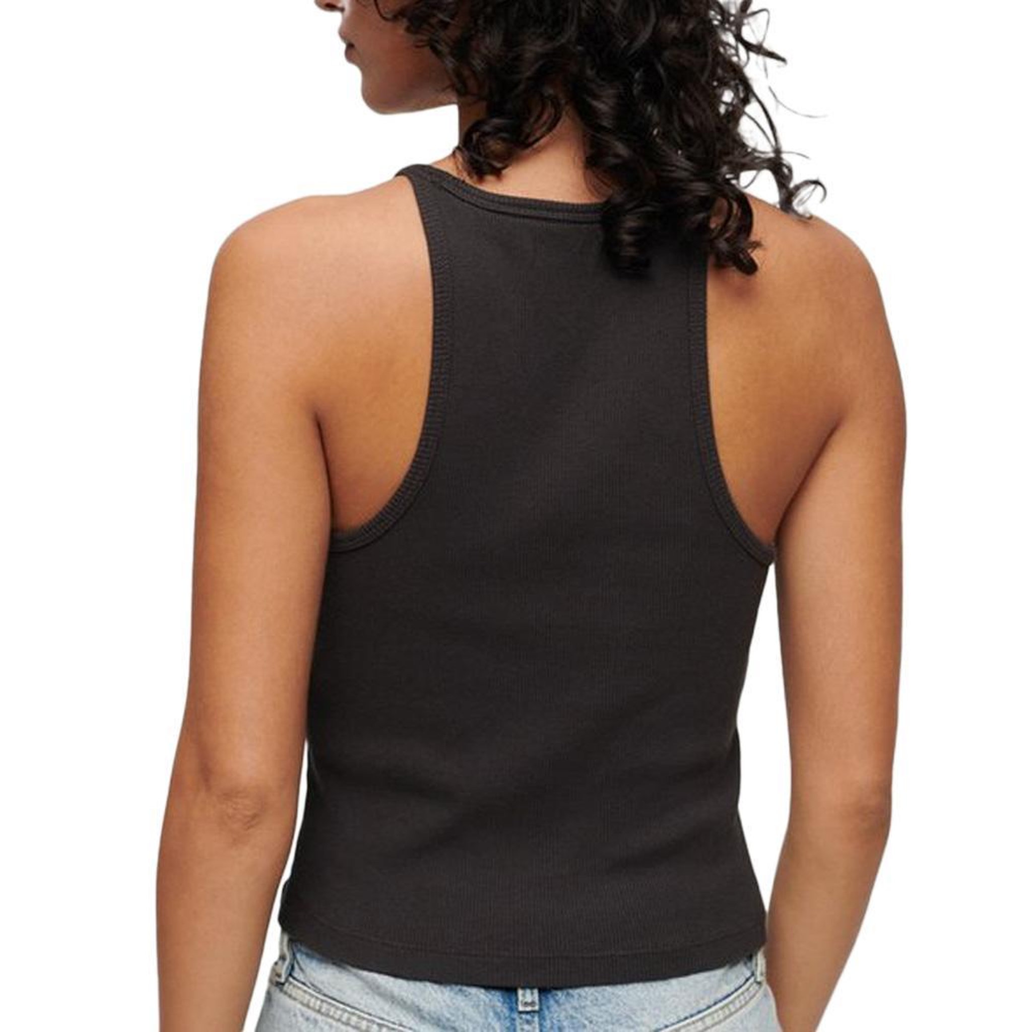 Voir la diapositive 2 : SUPERDRY Débardeur  Femme Superdry Essential Logo Racer