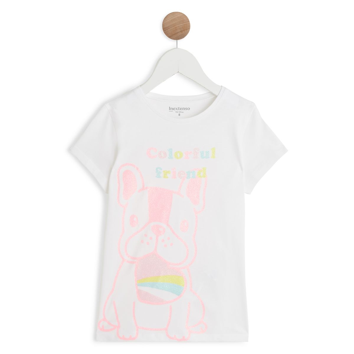 INEXTENSO T-shirt chien manches courtes fille 