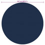 Voir la diapositive 5 : VIDAXL Film solaire de piscine flottant PE 527 cm Noir et bleu