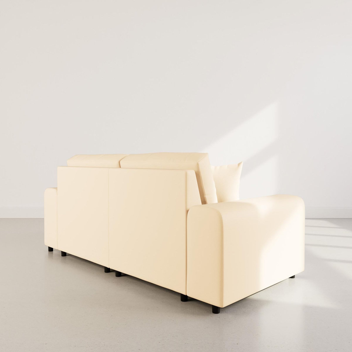 LISA DESIGN Garance - canapé d'angle réversible 4 places en simili