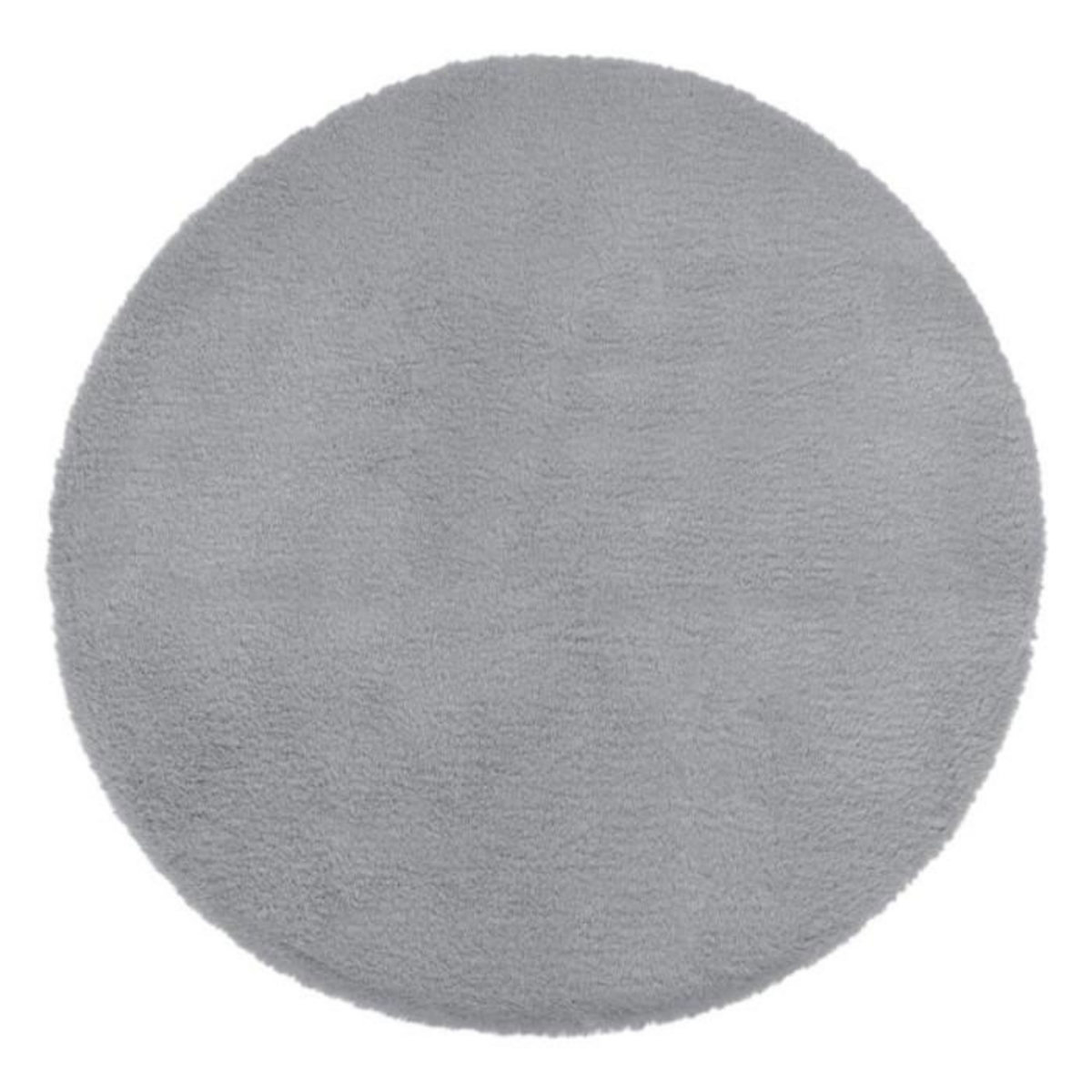 ATMOSPHERA Tapis Rond Imitation Fourrure  Doucea  80cm Gris