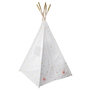 Voir la diapositive 2 : ATMOSPHERA Tipi déco pour enfant h160cm blanc or