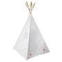 Voir la diapositive 2 : ATMOSPHERA Tipi déco pour enfant h160cm blanc or