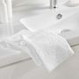 Voir la diapositive 3 : Paris Prix Lot de 2 Gants de Toilette  Tendresse  15x21cm Blanc