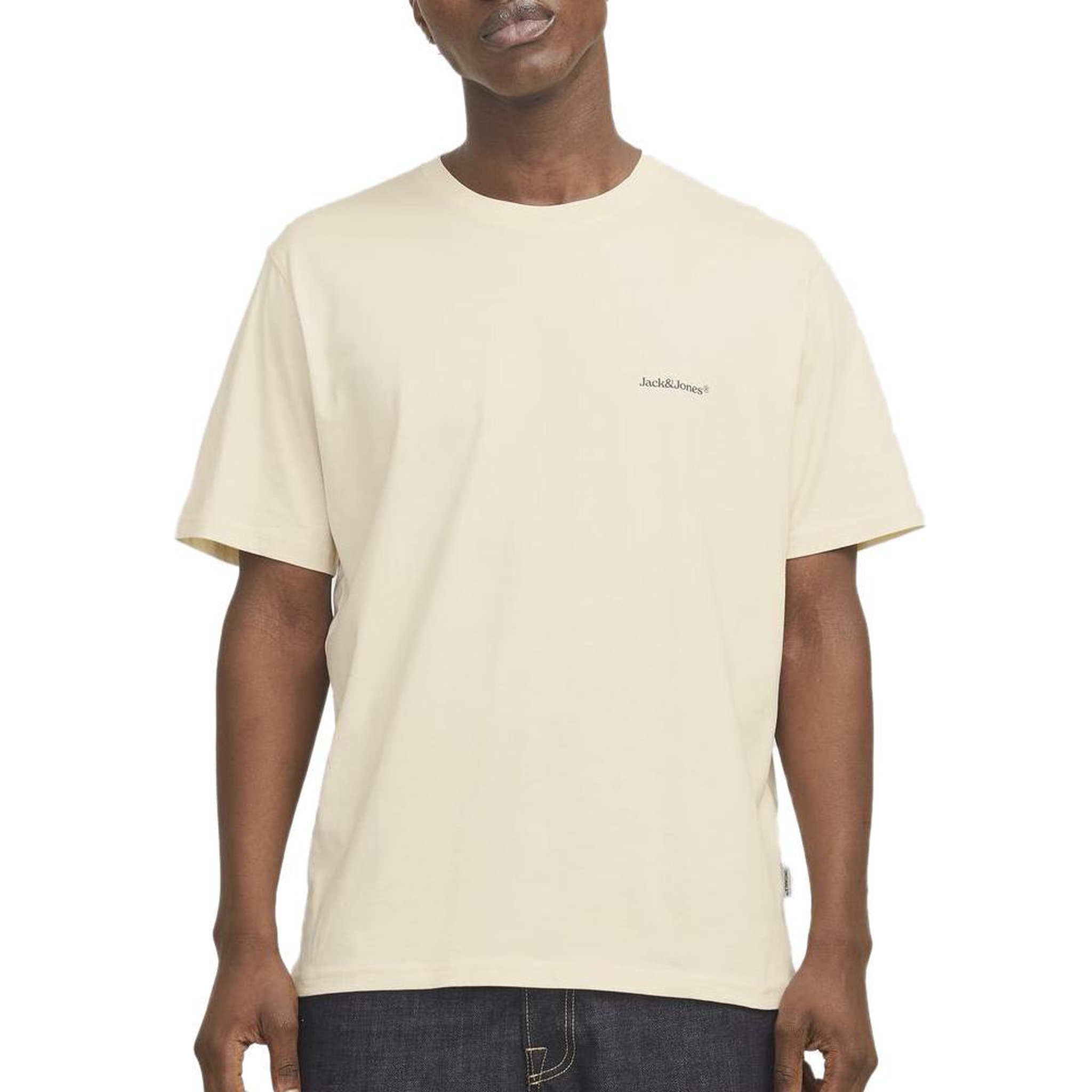 Jack & Jones T-Shirt Beige Homme Jack & Jones Split. Coloris disponibles : Beige
