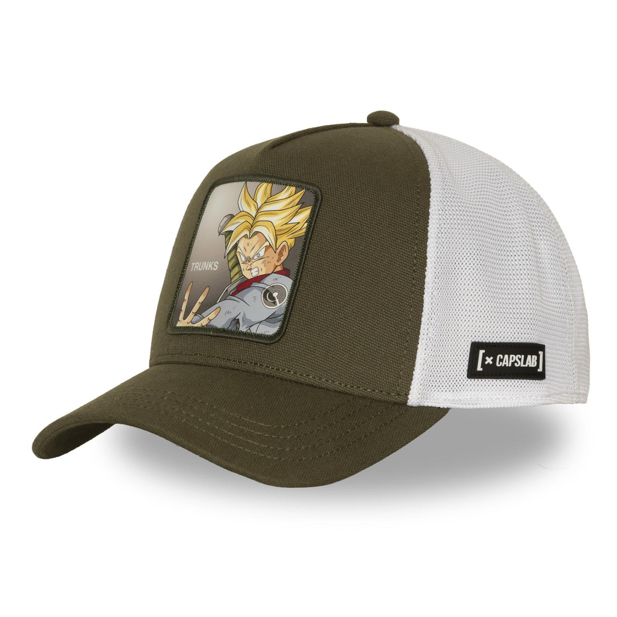 Voir la diapositive 1 : CAPSLAB Casquette  trucker avec filet et patch dragon ball super future trunk