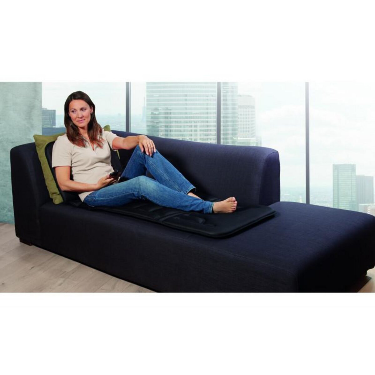 Lanaform LANAFORM MASSAGE MATTRESS - Matelas massant - Massage par vibration et fonction chauffante